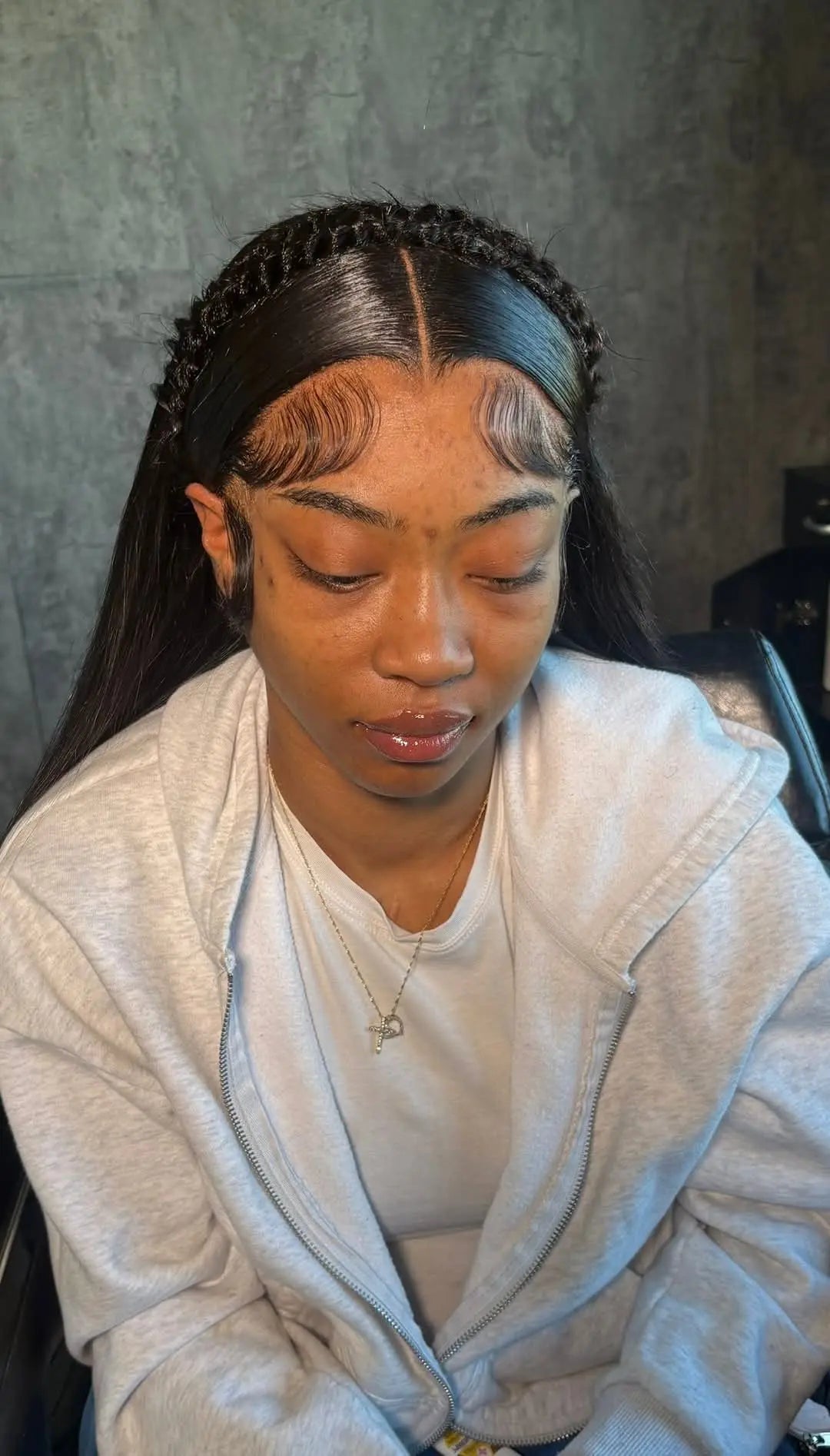 13*4 HD Straight Premade Wigs B Press Bundles