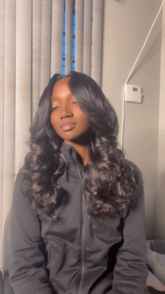 3 Bundles Deals – Hair bundle texture closeup